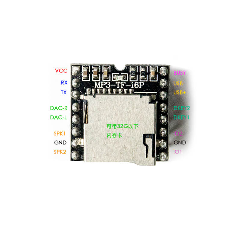 MP3-TF-16P提供串口的MP3？